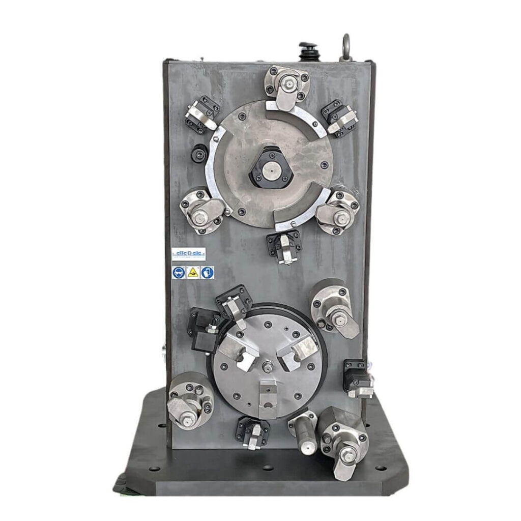 Herramienta de sujeción manual para centro horizontal de palets 630x630